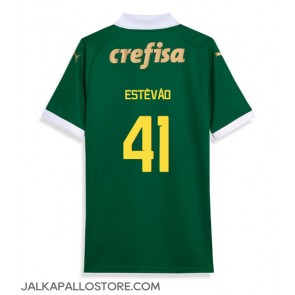 Palmeiras Estevao Willian #41 Kotipaita 2024-25 Lyhythihainen